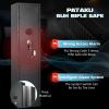 imageGreenvelly 10 Gun Safe for Rifles and PistolsGun Cabinet with Password Lock for HomeOfficeBedroom1014GunsAssembly RequiredBlack
