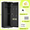 imageGreenvelly 1416 Gun Safe for Rifles and PistolsQuick Access Rifle Gun Safe with Keyboard Lock Gun Cabinets for Rifles and Shotguns with Pocket and Rifle Rack for HomeBlack