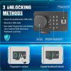 imageGreenvelly 1416 Gun Safe for Rifles and PistolsQuick Access Rifle Gun Safe with Keyboard Lock Gun Cabinets for Rifles and Shotguns with Pocket and Rifle Rack for HomeWhite