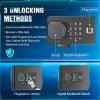 imageGreenvelly 1416 Gun Safe for Rifles and PistolsQuick Access Rifle Gun Safe with Keyboard Lock Gun Cabinets for Rifles and Shotguns with Pocket and Rifle Rack for HomeBlack