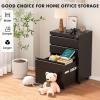 imageGreenvelly 3 Drawer Mobile File Cabinet with Lock Fully Assembled Rolling File Cabinet Except Casters Under Desk File Cabinet with Wheels for Home Office Fit LegalLetterA4 File Assembled WhiteBlack