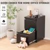 imageGreenvelly 3 Drawer Mobile File Cabinet with Lock Fully Assembled Rolling File Cabinet Except Casters Under Desk File Cabinet with Wheels for Home Office Fit LegalLetterA4 File Assembled WhiteBlack