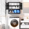 imageGreenvelly 73quot Storage Cabinet with WheelsBlack Metal Rolling Garage Cabinet with Locking Doors and 4 Adjustable Shelves for HomeKitchenOfficeWarehouse32quot W x 16quot DBlack