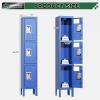 imageGreenvelly 9 Door Storage Locker for Employee Metal Locker for Office Gym Shool Lockable Black Steel Locker with Lock and Card Slot for HomeGarageBlue