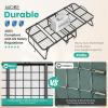 imageGreenvelly Folding Bed with 5 Inch Mattress 75 x 38 Portable Rollaway Bed with Memory Mattress and Metal Frame for AdultsGuest Twin SizeCot Size31
