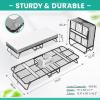 imageGreenvelly Folding Bed with 5 Inch Mattress 75 x 38 Portable Rollaway Bed with Memory Mattress and Metal Frame for AdultsGuest Twin SizeCot Size38