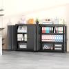 imageGreenvelly Metal Cabinet 36quot Locking Storage File Cabinet with Doors and Shelves for OfficeHomeGymSchoolKitchenWhiteBlack