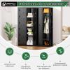 imageGreenvelly Metal Locker 66Lockers for Employees with 5DoorsTall Steel Lockable Storage Lockers with Standing LegsCard SlotsVents for GymSchoolOfficeKids RoomBlueBlack