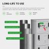 imageGreenvelly Metal Locker 66Lockers for Employees with 5DoorsTall Steel Lockable Storage Lockers with Standing LegsCard SlotsVents for GymSchoolOfficeKids RoomBlueGrey