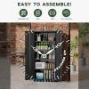 imageGreenvelly Metal Storage Cabinet 72quot Locking Metal Garage Storage Cabinet with Doors and 4 Adjustable Shelves Lockable Steel Cabinet for Home Office Garage Shop School White Grey 32quot W x 16quot DBlack