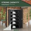 imageGreenvelly Metal Storage Cabinet 72quot Locking Metal Garage Storage Cabinet with Doors and 4 Adjustable Shelves Lockable Steel Cabinet for Home Office Garage Shop School White Grey 32quot W x 16quot DBlack