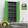 imageGreenvelly Metal Storage Cabinet with Doors and ShelvesLockable Storage Cabinet for Office36White Metal Garage Cabinets for Home Office Garage Kitchen ShopBlack Green