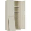imageGreenvelly Metal Storage Cabinet with Doors and ShelvesLockable Storage Cabinet for Office36White Metal Garage Cabinets for Home Office Garage Kitchen ShopGrey