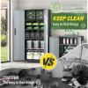 imageGreenvelly Metal Storage Cabinet with Doors and ShelvesLockable Storage Cabinet for Office36White Metal Garage Cabinets for Home Office Garage Kitchen ShopBlack Grey