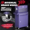 imageGreenvelly Metal Tool Chest8Drawer Rolling Tool Chest with WheelsTool Cabinet with Wheels2 in 1 Detachable Tool CabinetLiners and Locking System for Warehouse GarageWorkshopPurplePurple