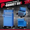imageGreenvelly Metal Tool Chest8Drawer Rolling Tool Chest with WheelsTool Cabinet with Wheels2 in 1 Detachable Tool CabinetLiners and Locking System for Warehouse GarageWorkshopPurpleBlue