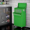 imageGreenvelly Metal Tool Chest8Drawer Rolling Tool Chest with WheelsTool Cabinet with Wheels2 in 1 Detachable Tool CabinetLiners and Locking System for Warehouse GarageWorkshopPurpleGreen