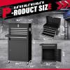 imageGreenvelly Metal Tool Chest8Drawer Rolling Tool Chest with WheelsTool Cabinet with Wheels2 in 1 Detachable Tool CabinetLiners and Locking System for Warehouse GarageWorkshopPurpleBlack