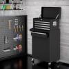 imageGreenvelly Metal Tool Chest8Drawer Rolling Tool Chest with WheelsTool Cabinet with Wheels2 in 1 Detachable Tool CabinetLiners and Locking System for Warehouse GarageWorkshopPurpleBlack