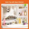 imageGreenvelly Vanity Desk with Mirrors and LightsWhite Vanity with Lighted Mirror and ChairMakeup Dressing Table with Drawers for WomenGirlBedroom