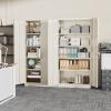 imageGreenvelly White Metal Storage Cabinet 72quot Steel Locking Cabinet with Doors and 4 Adjustable Shelves Tall Tool Storage for Home Office Metal Classroom Cabinet for GarageGrey