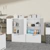 imageGreenvelly White Metal Storage Cabinet 72quot Steel Locking Cabinet with Doors and 4 Adjustable Shelves Tall Tool Storage for Home Office Metal Classroom Cabinet for GarageWhite