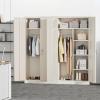 imageGreenvelly White Metal Storage Cabinet 72quot Steel Locking Cabinet with Doors and 4 Adjustable Shelves Tall Tool Storage for Home Office Metal Classroom Cabinet for GarageGrey