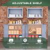 imageGreenvelly White Metal Storage Cabinet for Garage 72 Steel Locking Cabinet with Doors and 4 Shelves Tall Tool Organizer for Garage Systems Lockable File Storage for Home Office ClassroomDark Grey