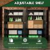 imageGreenvelly White Metal Storage Cabinet for Garage 72 Steel Locking Cabinet with Doors and 4 Shelves Tall Tool Organizer for Garage Systems Lockable File Storage for Home Office ClassroomBlack