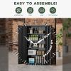 imageGreenvelly White Metal Storage Cabinet for Garage 72 Steel Locking Cabinet with Doors and 4 Shelves Tall Tool Organizer for Garage Systems Lockable File Storage for Home Office ClassroomBlack