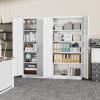 imageGreenvelly White Metal Storage Cabinet for Garage 72 Steel Locking Cabinet with Doors and 4 Shelves Tall Tool Organizer for Garage Systems Lockable File Storage for Home Office ClassroomWhite