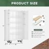 imageGreenvelly White Metal Storage Cabinet for Garage 72 Steel Locking Cabinet with Doors and 4 Shelves Tall Tool Organizer for Garage Systems Lockable File Storage for Home Office ClassroomWhite