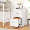 imageGreenvelly 4 Drawer File Cabinet with Lock Metal Filing Cabinet for Home Office Locking Vertical File Cabinet 18quot D File Cabinets for Home Office Easy Assemble WhiteWhite