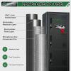 imageGreenvelly Metal Locker 72quot Metal Lockers for Employees with Locking Doors Lockable Steel Locker Storage for Office School Gym Home BlackBlack