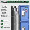 imageGreenvelly Metal Locker 72quot Metal Lockers for Employees with Locking Doors Lockable Steel Locker Storage for Office School Gym Home BlackBlue