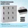 imageGreenvelly Metal Locker 72quot Metal Lockers for Employees with Locking Doors Lockable Steel Locker Storage for Office School Gym Home BlackGrey