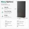 imageGreenvelly Metal Pantry Cabinet 63Tall Black Kitchen Pantry Storage Cabinets with 2 Lock Doors and 4 Adjustable Shelves for Home Office Dinning RoomGarageBlack