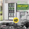 imageGreenvelly Metal Storage Cabinet with 2 Drawers36quot Black Lockable Metal Cabinets with Doors and Shelves Steel File Cabinet with Lock for Home Office Garage School ApartmentWarehouseWhite Grey