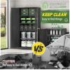 imageGreenvelly Metal Storage Cabinet with 2 Drawers36quot Black Lockable Metal Cabinets with Doors and Shelves Steel File Cabinet with Lock for Home Office Garage School ApartmentWarehouseBlack