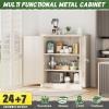 imageGreenvelly Metal Storage Cabinet with 2 Drawers36quot Black Lockable Metal Cabinets with Doors and Shelves Steel File Cabinet with Lock for Home Office Garage School ApartmentWarehouseGrey