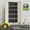 imageGreenvelly Metal Storage Cabinet with 2 Drawers36quot Black Lockable Metal Cabinets with Doors and Shelves Steel File Cabinet with Lock for Home Office Garage School ApartmentWarehouseGrey