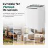 imageGreenvelly Portable Washing Machine 16 Lbs Compact Mini Washer and Dryer Combo Semiautomatic Twin Tub Washer with Drain Pump for Dorms Apartments RVs BlueGrey