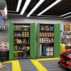 imageGreenvelly Steel SnapIt Storage Cabinet 72quot Locking Metal Garage Storage Cabinet with 4 Adjustable Shelves 2 Doors and Lock for File Office Garage Home BlackBlack Green