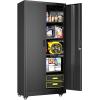imageGreenvelly Metal Garage Storage Cabinet with 2 Doors and 4 Adjustable Shelves 72H Steel Lockable Storage CabinetTall Metal Cabinet Locking File Cabinet for OfficeHome Garage Gym SchoolBlack