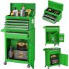 imageGreenvelly Metal Tool Chest8Drawer Rolling Tool Chest with WheelsTool Cabinet with Wheels2 in 1 Detachable Tool CabinetLiners and Locking System for Warehouse GarageWorkshopPurpleGreen