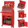 imageGreenvelly Metal Tool Chest8Drawer Rolling Tool Chest with WheelsTool Cabinet with Wheels2 in 1 Detachable Tool CabinetLiners and Locking System for Warehouse GarageWorkshopPurpleRed