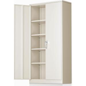 imageGreenvelly Steel SnapIt Storage Cabinet 72quot Locking Metal Garage Storage Cabinet with 4 Adjustable Shelves 2 Doors and Lock for File Office Garage Home BlackGrey