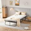 imageGreenvelly Folding Bed with Mattress75quot x 38quot Foldable Beds for Adults Roll AwayBed with Metal Frame for Home OfficeGuestTwin SizeHospitalBed38 with Cover Protector