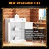 imageGreenvelly Metal Garage Storage Cabinet Lockable Metal Cabinets with 2 Doors and Shelves36Steel Storage Locking Counter Cabinet for OfficeGarageKitchenHomeSchoolGrey WhiteWhite