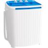 imageGreenvelly Portable Washing Machine 16lbs Portable Washer and Dryer Combo with Extended Drain 2 In 1 Mini Compact Tub Laundry Washine for Camping Apartments Dorms RV GreyBlue